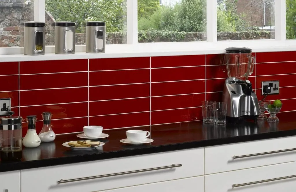 Red Tiles for a Bold Look