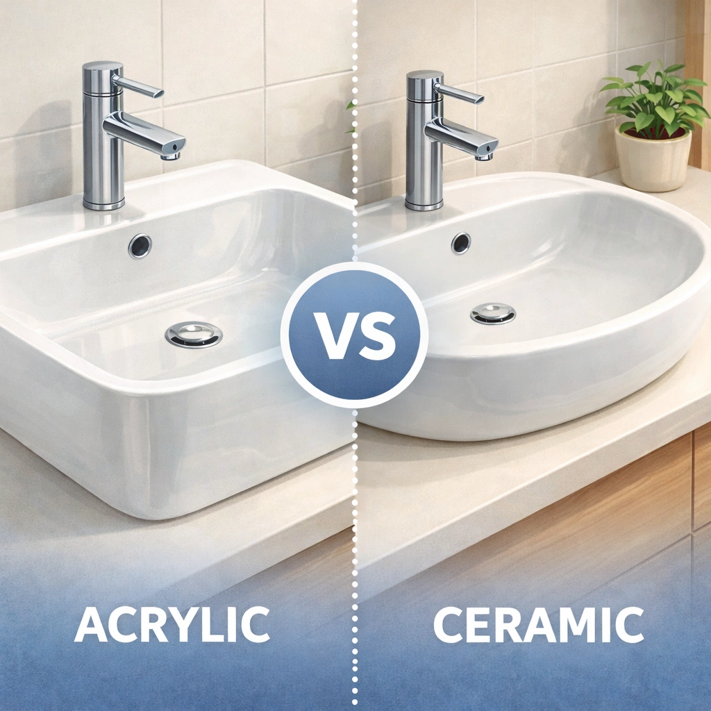 Cost Comparison: Acrylic vs Ceramic Wash Basin