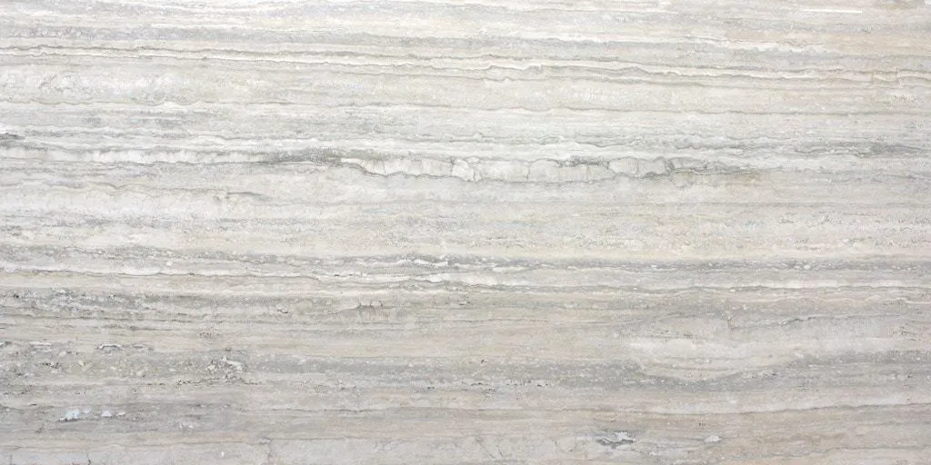 Silver Travertine Marble Slab