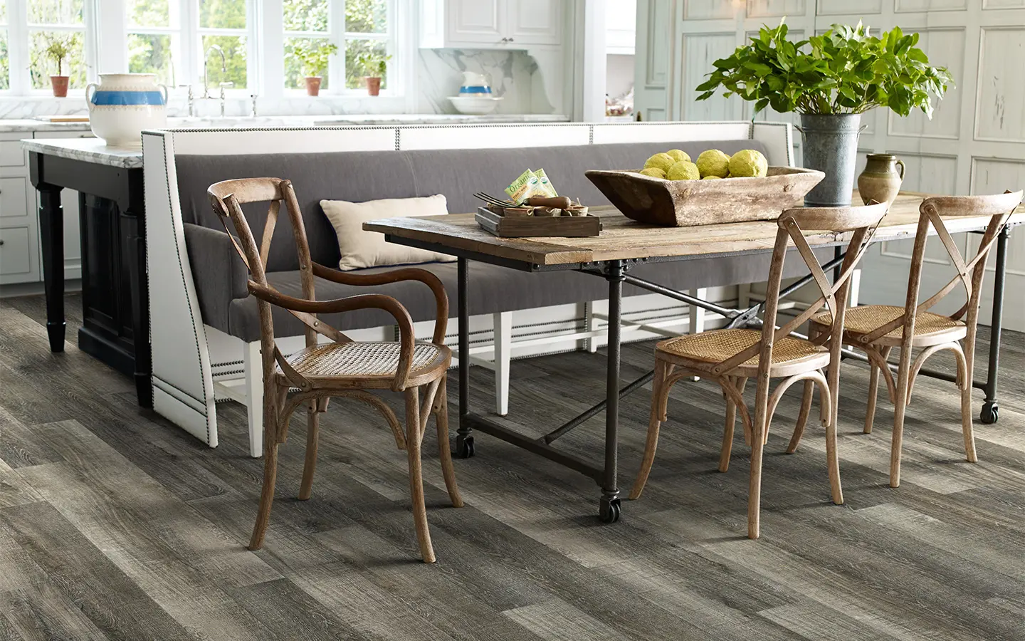 Luxury vinyl tile (LVT)