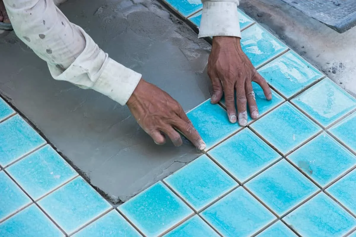 Install the tiles